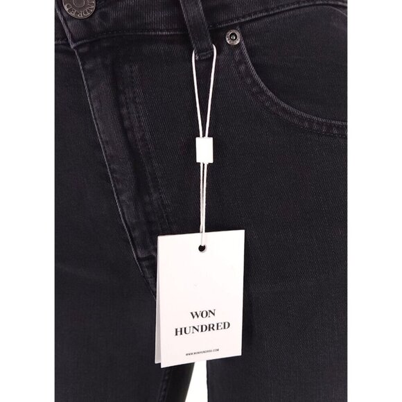 Won Hundred Marilyn B Jeans Size 30/32 US 8 Womens Gray $180 - Picture 10 of 16